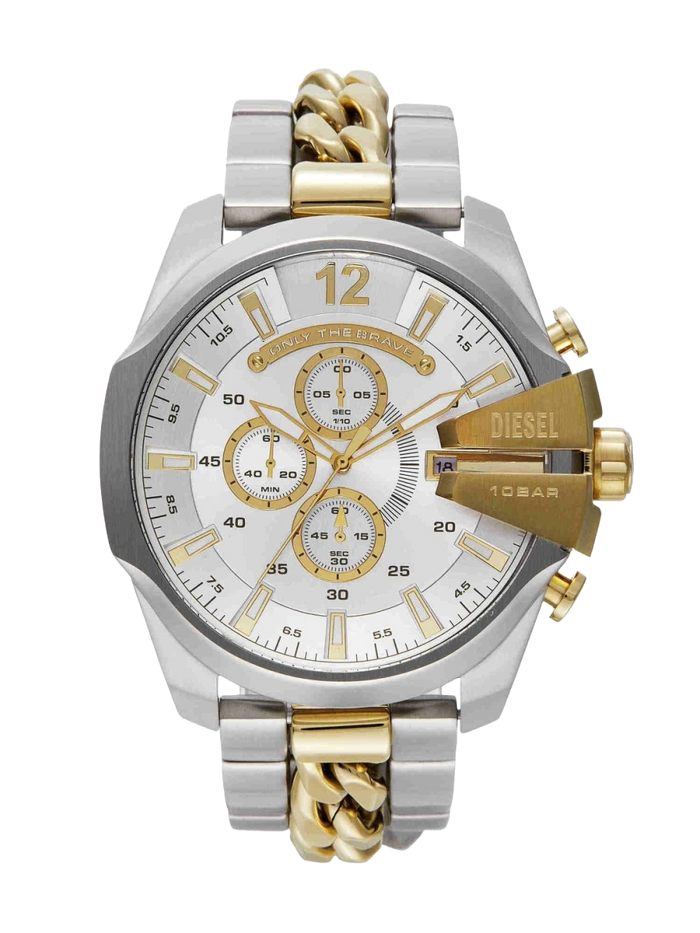 Diesel Quartz Multicolour Dial Chronograph Stainless Steel Men's Watch, DZ4672