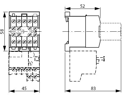 Moeller DILEM-01 9 AMP contactor