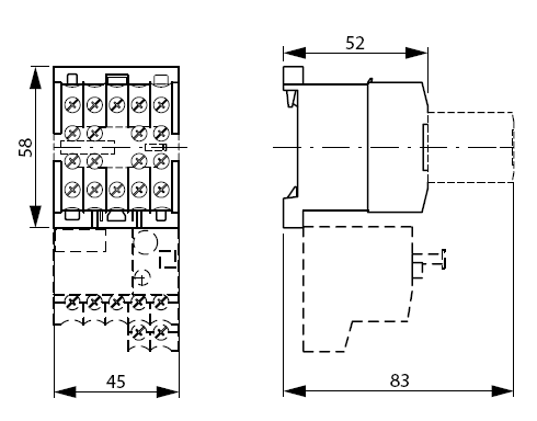 Eaton Moeller DILEM-10 miniature contactor