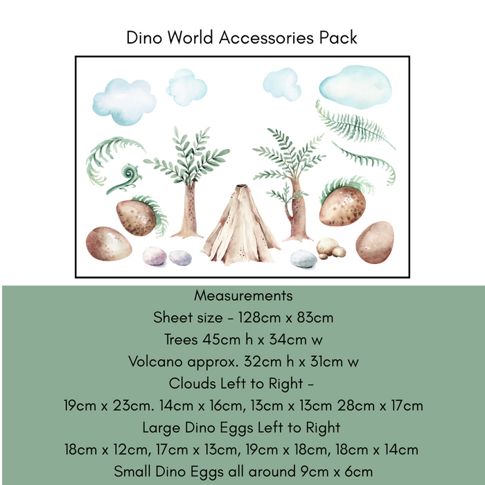 Dino World Accessories Pack