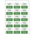 Dinosaur & Green Kids’ Name Label Stickers (55mm x 21.5mm – Pack of 30)