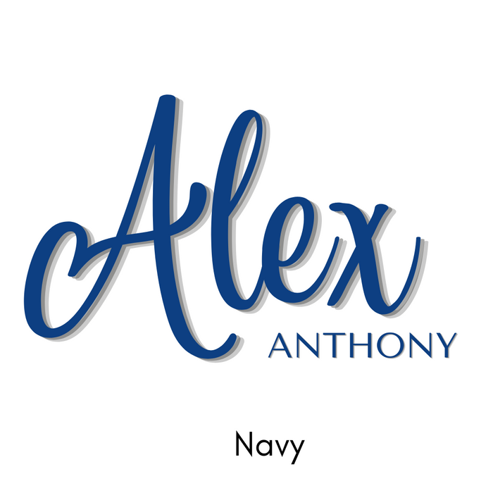 Double Name Wall Decals – First & Middle or First & Last Name