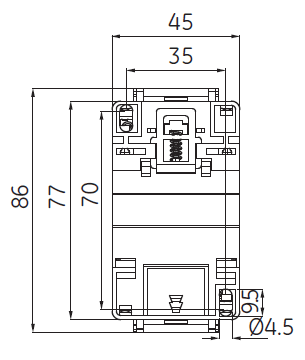 GE EC09A311B024 9 AMP contactor