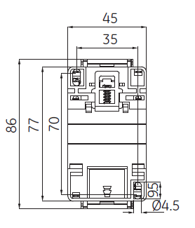 GE EC40A300B208 40 AMP contactor