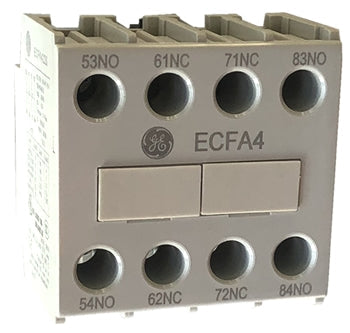 GE ECFA422S 4 pole auxiliary contact