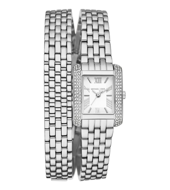 Michael Kors Emery Three-Hand Stainless Steel Women's Watch, MK4834