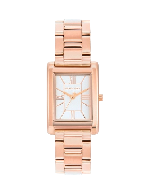 Michael Kors Essex Three-Hand Rose Gold-Tone Stainless Steel Women's Watch, MK4905