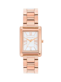 Michael Kors Essex Three-Hand Rose Gold-Tone Stainless Steel Women's Watch, MK4905