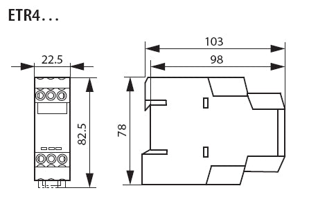 Moeller ETR4-70-A Multi-function Timing Relay