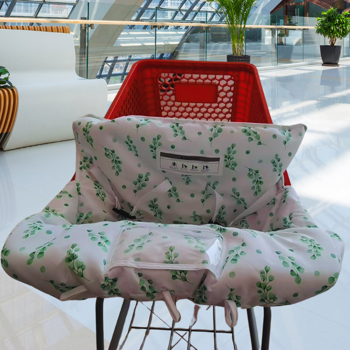 Eucalyptus Leaves Double Shopping Trolley Cover