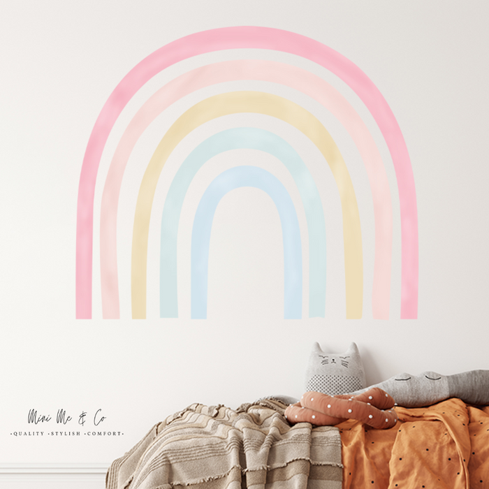Fabric Large Rainbow Wall Decal