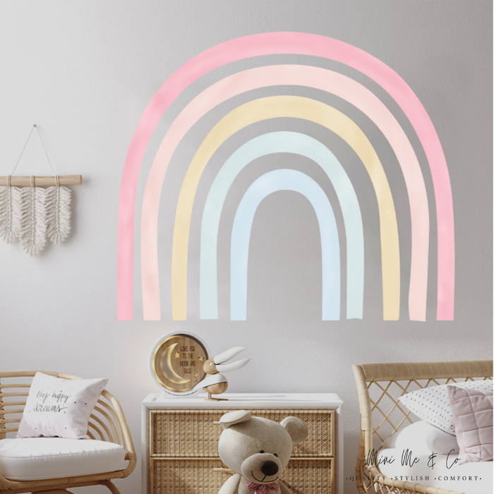 Fabric Large Rainbow Wall Decal