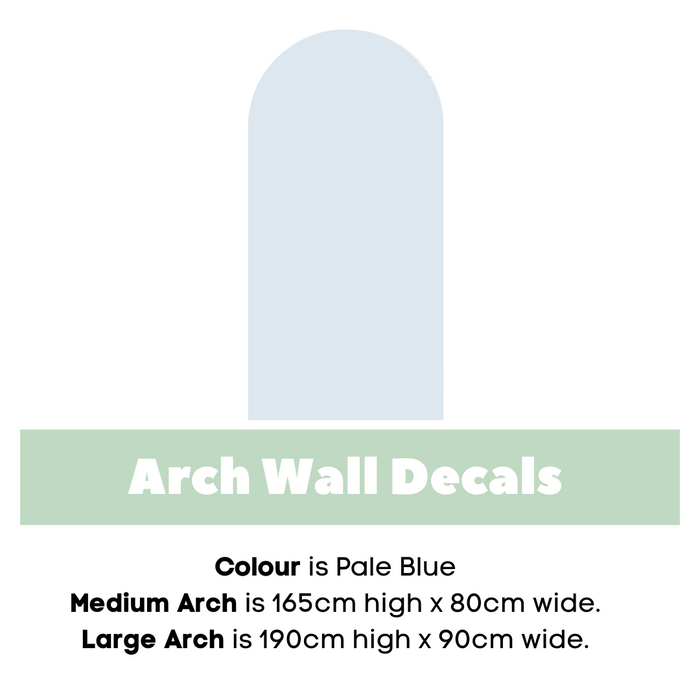 Fabric Wall Arch Decals
