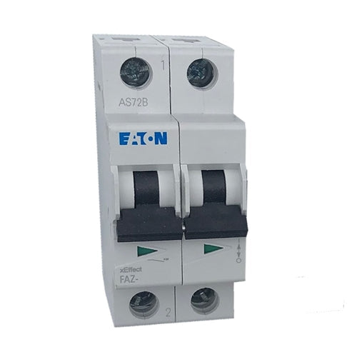 Moeller FAZ two pole 15 AMP circuit breaker