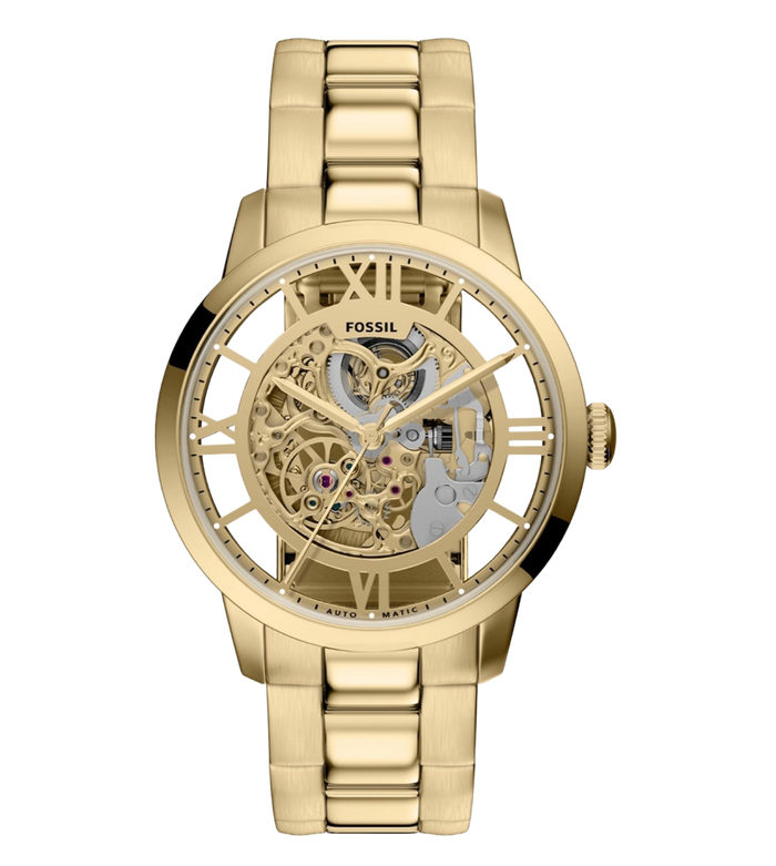 Fossil Automatic Gold Dial Analog Stainless Steel Men's Watch, ME3280