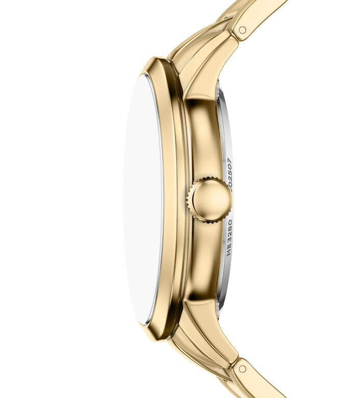 Fossil Automatic Gold Dial Analog Stainless Steel Men's Watch, ME3280