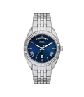 Fossil Campbell Three-Hand Day-Date Stainless Steel Men's Watch, FS6140