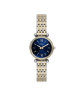 Fossil Carlie Three-Hand Two-Tone Stainless Steel Women's Watch, ES5438