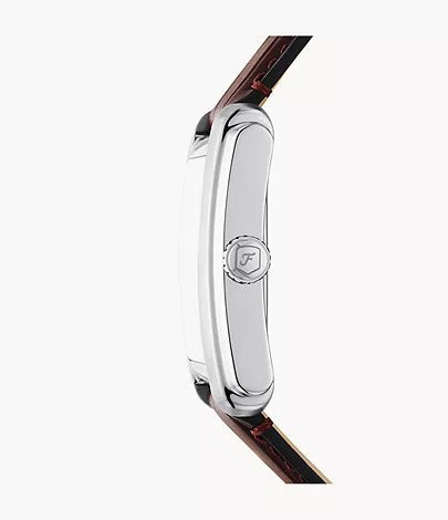 Fossil Carraway Three-Hand Brown Croco Leather Men's Watch, FS6110
