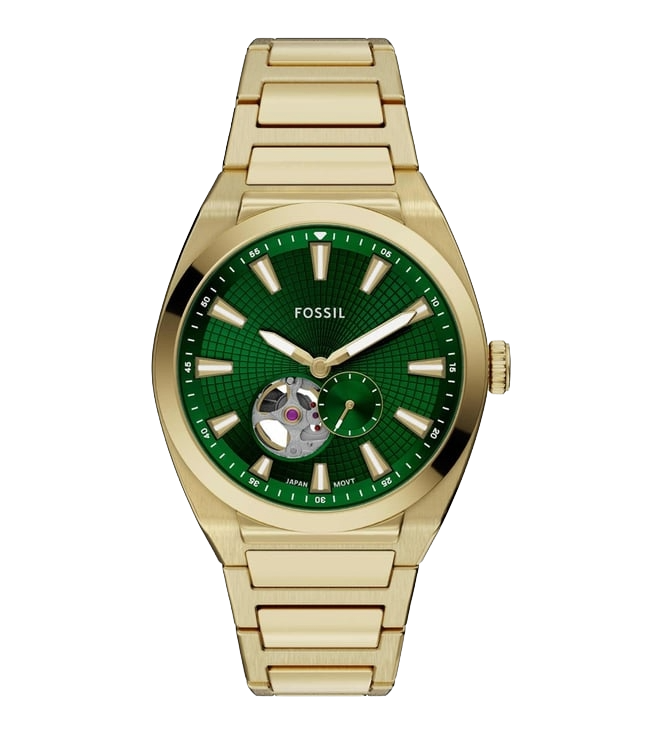 Fossil Everett Automatic Gold-Tone Stainless Steel Men's Watch, ME3276