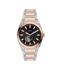 Fossil Everett Automatic Two-Tone Stainless Steel Men's Watch, ME3277
