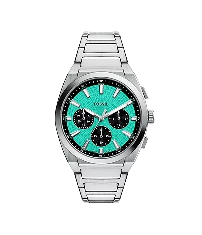 Fossil Everett Chronograph Stainless Steel Men's Watch, FS6117