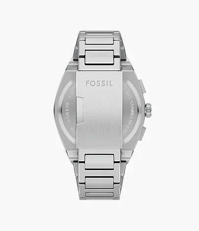 Fossil Everett Chronograph Stainless Steel Men's Watch, FS6128
