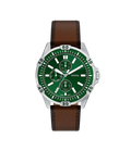 Fossil Garrett Multifunction Brown Leather Men's Watch, FS6147