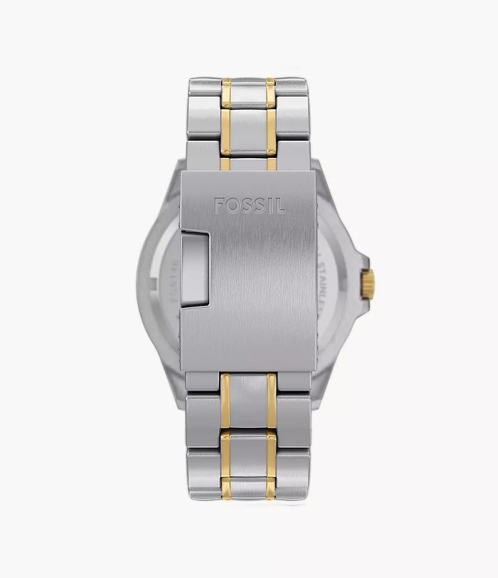 Fossil Garrett Multifunction Two-Tone Stainless Steel Men's Watch, FS6146