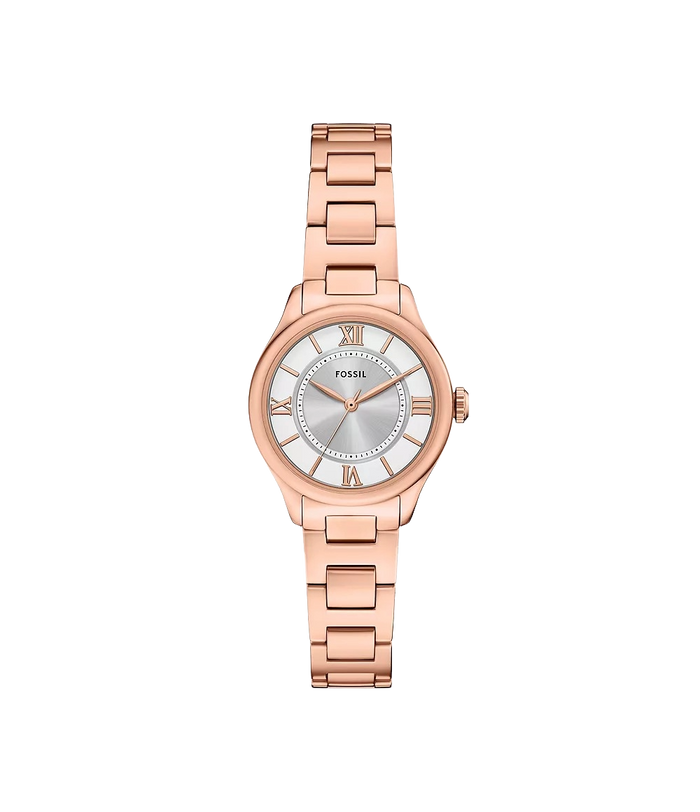 Fossil Gilmore Three-Hand Rose Gold-Tone Stainless Steel Women's Watch, ES5420