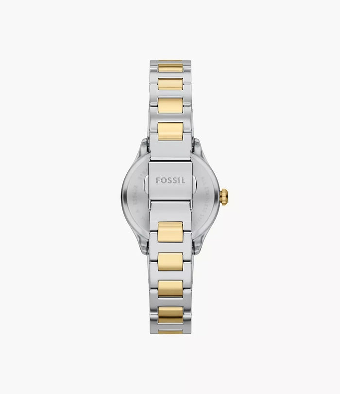 Fossil Gilmore Three-Hand Two-Tone Stainless Steel Women's Watch, ES5422