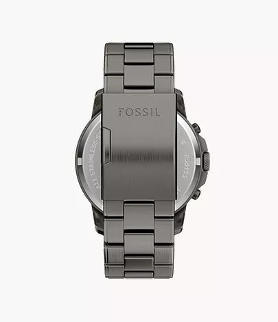 Fossil Grant Chronograph Gunmetal Stainless Steel Men's Watch, FS6133