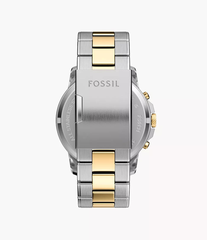 Fossil Grant Chronograph Two-Tone Stainless Steel Men's Watch, FS6131