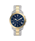 Fossil Grant Chronograph Two-Tone Stainless Steel Men's Watch, FS6132