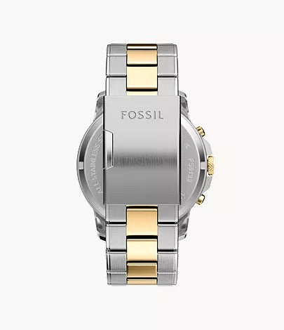 Fossil Grant Chronograph Two-Tone Stainless Steel Men's Watch, FS6132