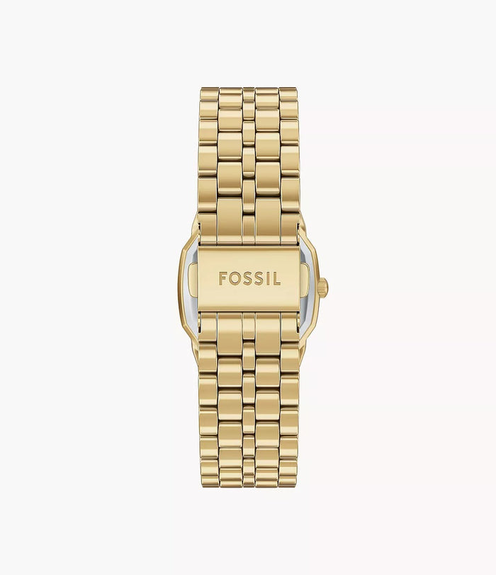Fossil Harlow Three-Hand Gold-Tone Stainless Steel Women's Watch, ES5433