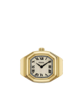 Fossil Harlow Watch Ring Two-Hand Gold-Tone Stainless Steel Women's Watch, ES5446