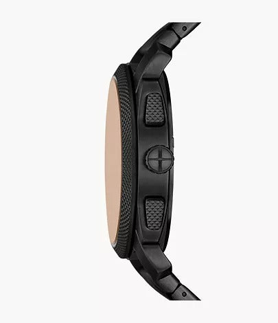 Fossil Machine Chronograph Black Stainless Steel Men's Watch, FS6097