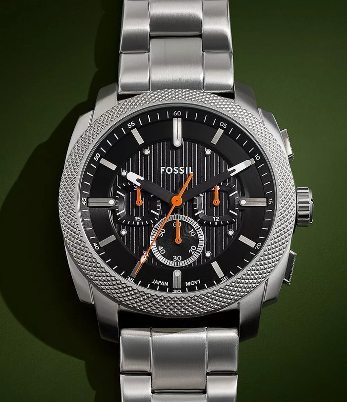 Fossil Machine Chronograph Stainless Steel Men's Watch FS6095