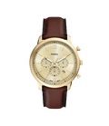 Fossil Neutra Chronograph Brown Leather Men's Watch, FS6113
