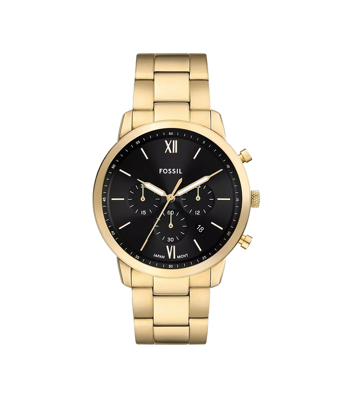 Fossil Neutra Chronograph Gold-Tone Stainless Steel Men's Watch, FS6093