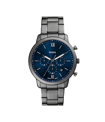 Fossil Neutra Chronograph Smoke Stainless Steel Men's Watch, FS6111