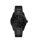 Fossil Pearson Multifunction Black Stainless Steel Men's Watch, FS6135