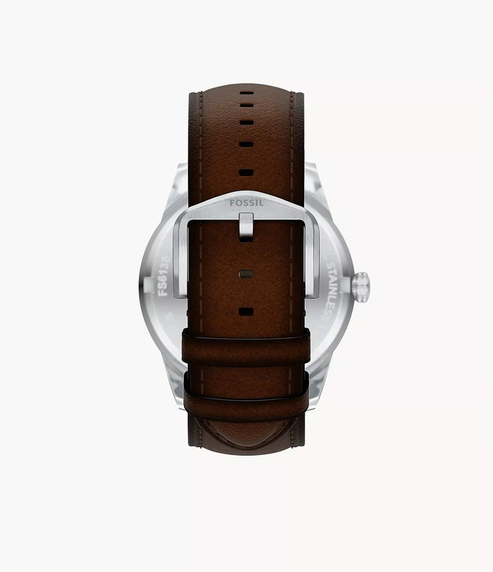 Fossil Pearson Multifunction Brown Leather Women's Watch, FS6137
