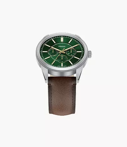 Fossil Pearson Multifunction Brown Leather Women's Watch, FS6137