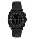 Fossil Quartz Black Dial Analog-Digital Stainless Steel Men's Watch, FS6156