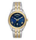 Fossil Quartz Blue Dial Analog Stainless Steel Men's Watch, FS6141