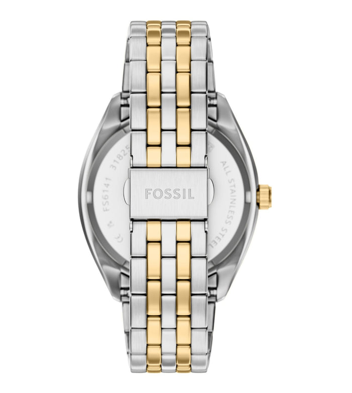 Fossil Quartz Blue Dial Analog Stainless Steel Men's Watch, FS6141