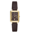 Fossil Quartz Brown Dial Analog Leather Women's Watch, ES5367
