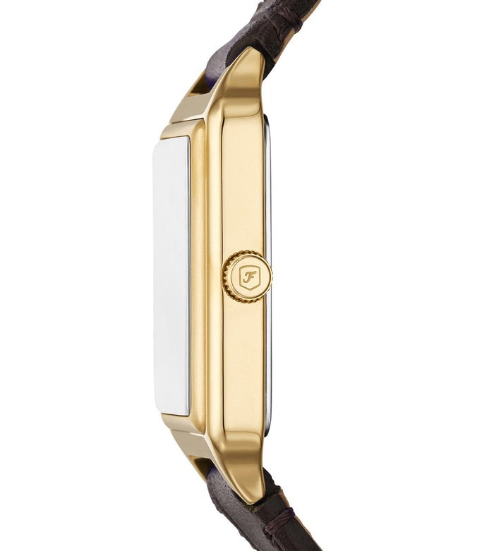 Fossil Quartz Brown Dial Analog Leather Women's Watch, ES5367